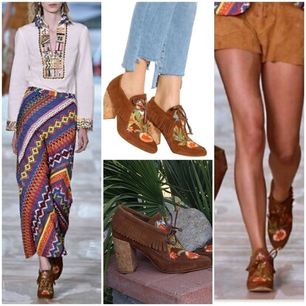 Tory Burch Huntington Beaded‎ Moccasin BootsVisit